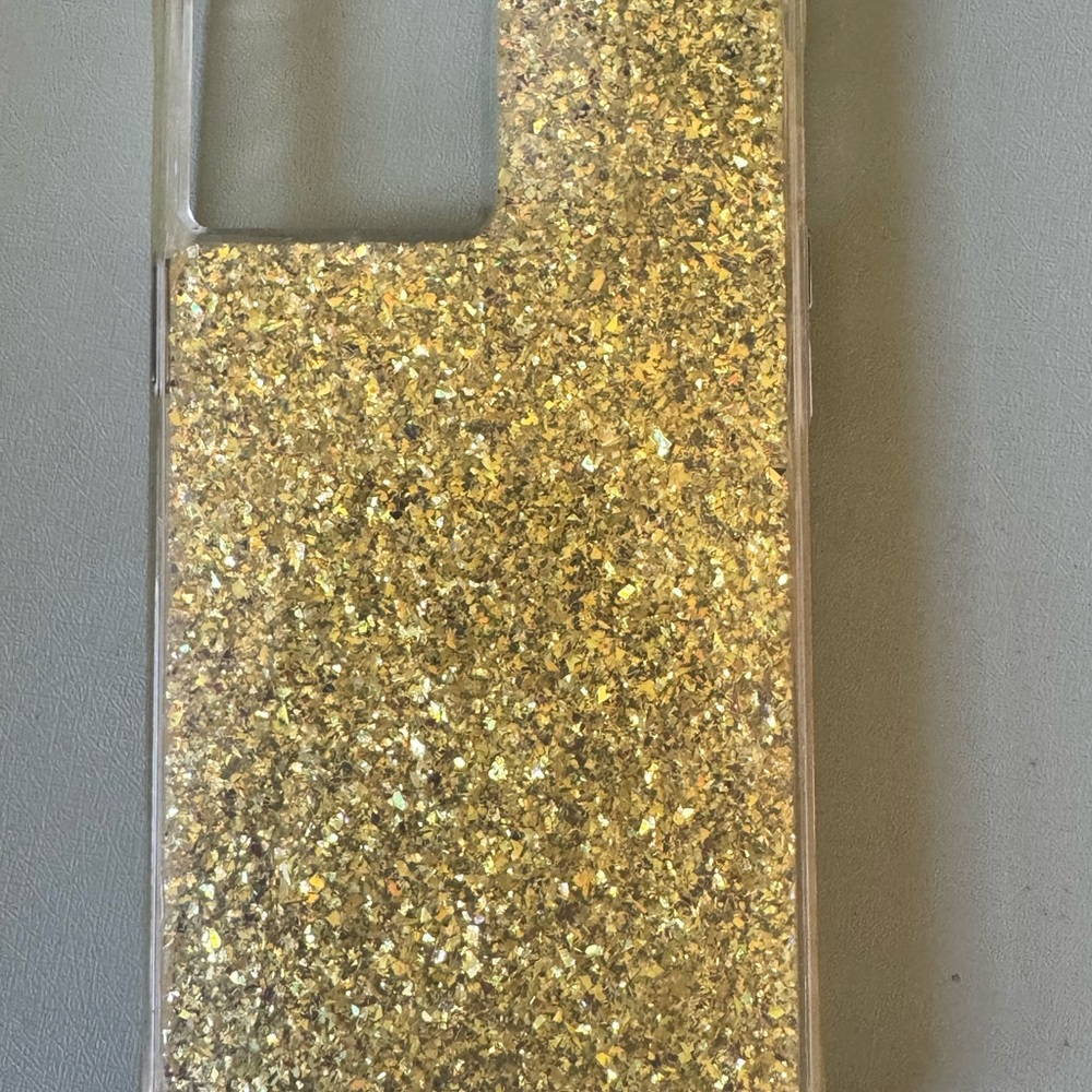 Glittery Gold Phone Case iPhone 14 Pro Max